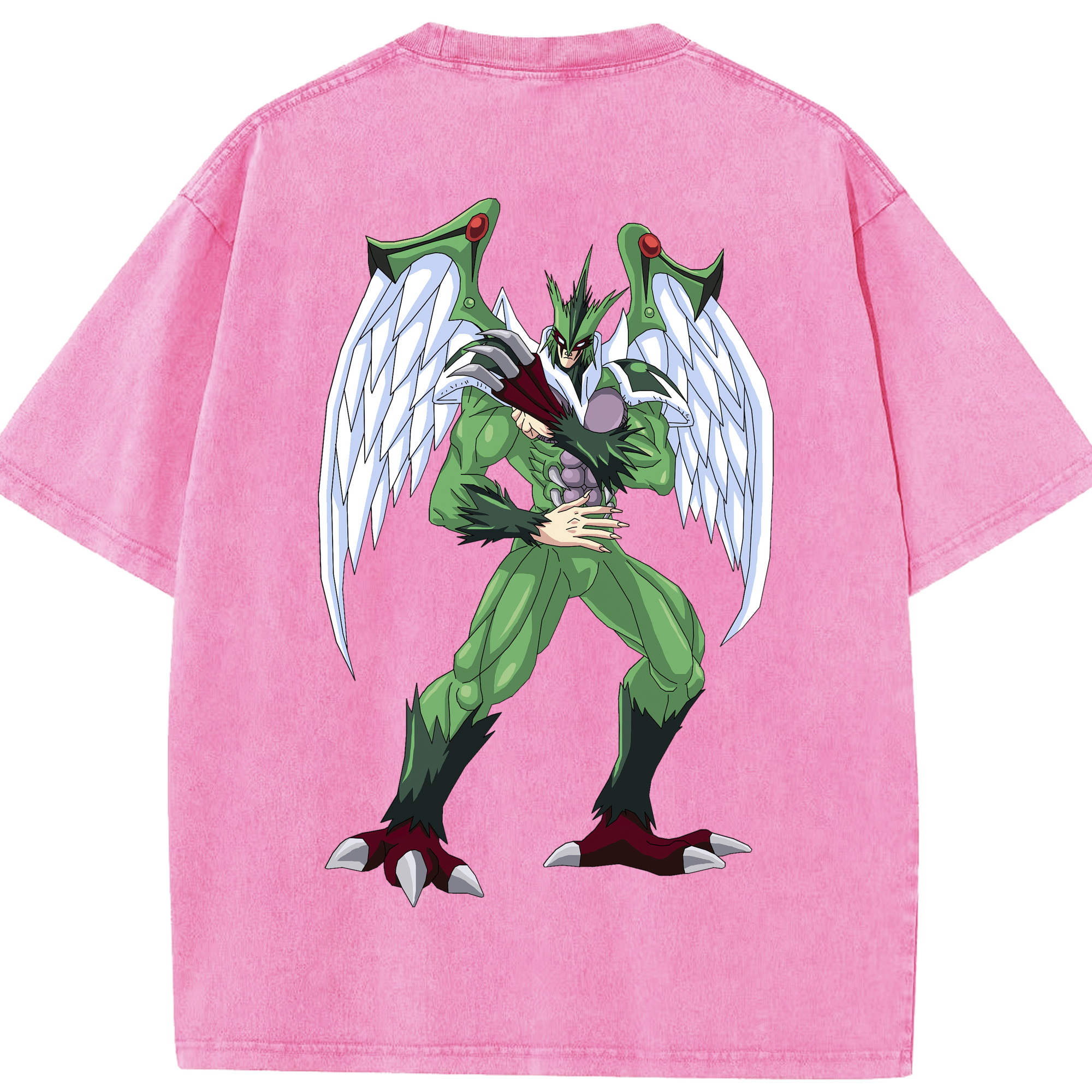 （画像用） 遊☆戯☆王 Yu-Gi-Oh! 綿100% ヴィンテージ風 半袖Tシャツ（背面プリント）